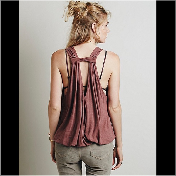 Free People Purple Message To Malibu Tank - Picture 2 of 4